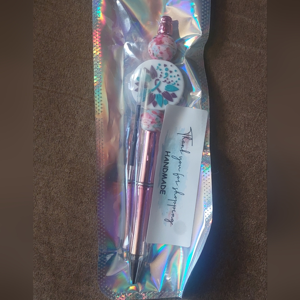 🩵$8.00 Item🩵Handmade Suicide Awareness Pen With Refill